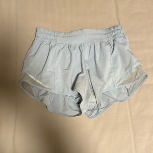 Baby Blue Lululemon Hotty Hot Low-Rise Lined Shorts 2.5”